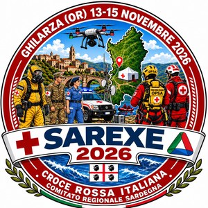 Logo ufficiale CRI SAREXE26, Ghilarza 13-15 novembre 2026